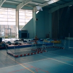 Occupation de la halle des sports par les tudiants le 13 octobre 2003 photo n7 